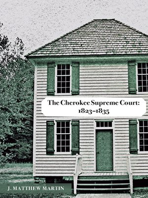 cover image of The Cherokee Supreme Court